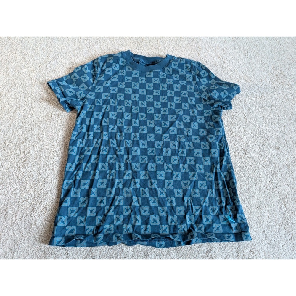 Women's Nike Michael Jordan 23 Blue All-Over Print Medium T-Shirt